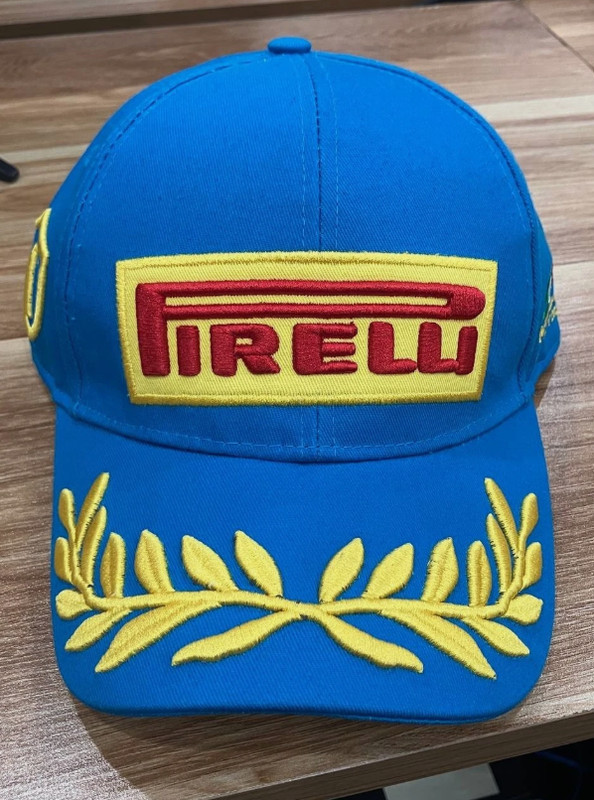 Pirelli Men’s Aldult Embroidery Outdoor Adjustable Baseball Cap Hat Blue New