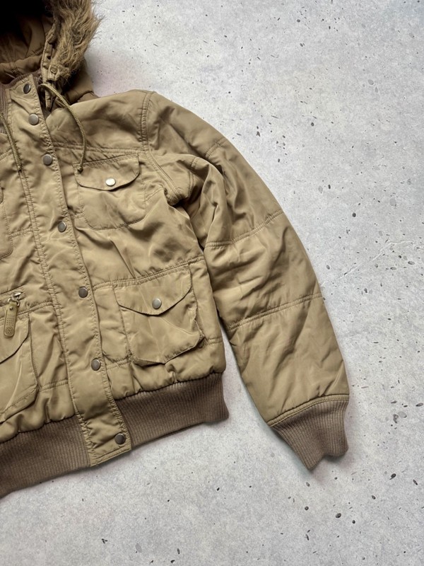 2000s Hysteric Glamour Japan Cropped Faux Fur Bomber Jacket Y2K If Six Was Nine gallery