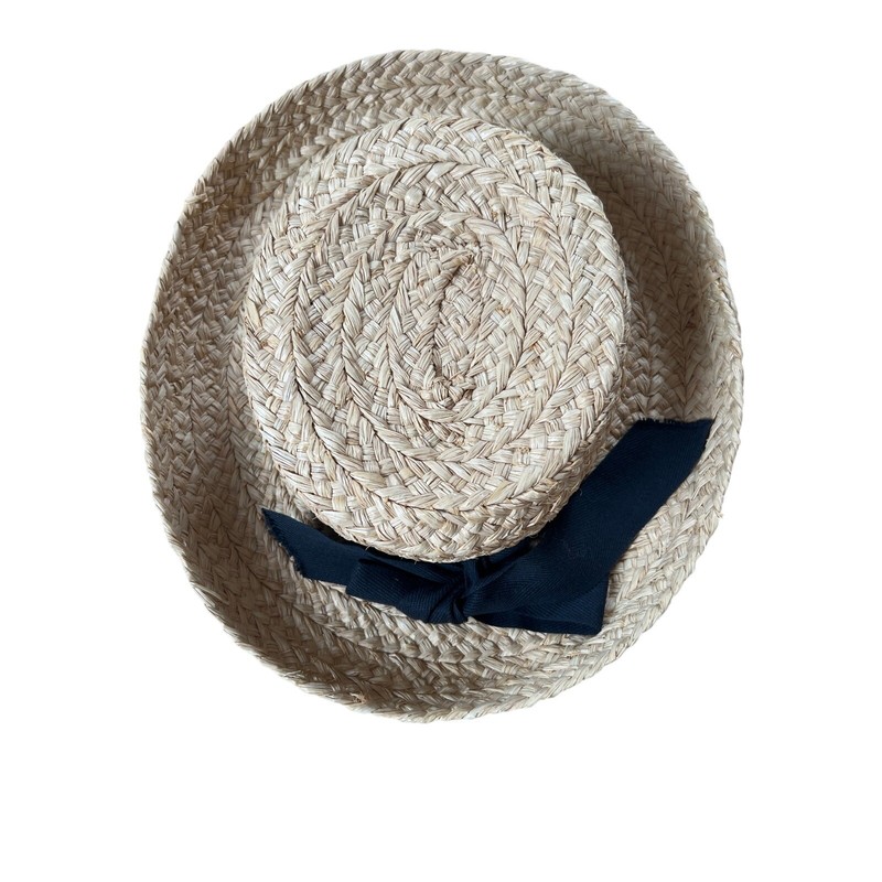 Vintage 80’s Helen Kaminski CLASSIC 5 Handcrafted Rafia Brim Up/Down HAT