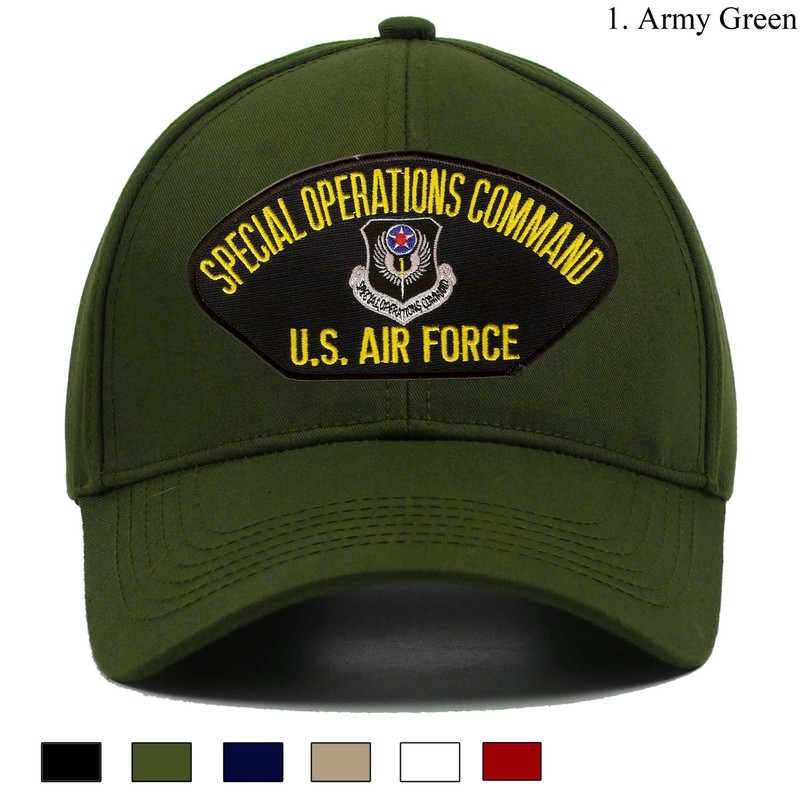 Embroidered Hat Air Force Special Operations Command, Veteran Cap, Trucker Hat