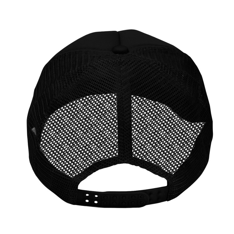 Custom Text Logo Trucker Hat Retro Black Mesh Snapback Personalized Gift Cap gallery