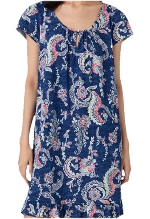 LAUREN RALPH LAUREN PAISLEY MULTICOLOR NIGHTGOWN SOFT 12Xor3X Buyers Choice NWT gallery
