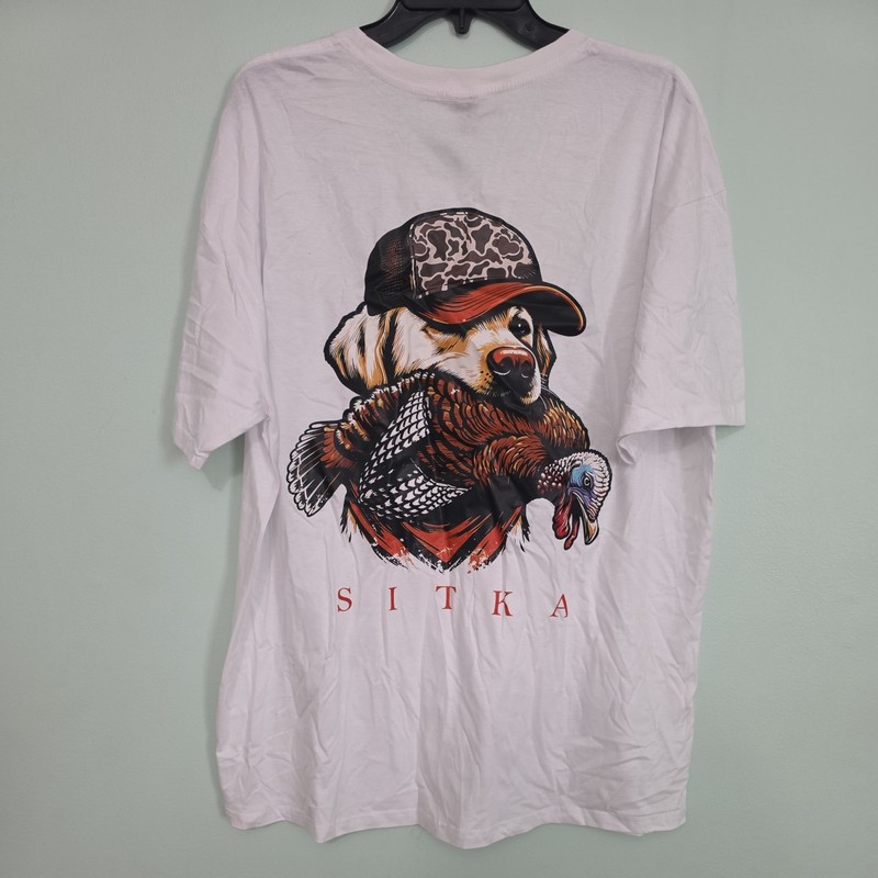 Sitka Hunting T-Shirt, Graphic 2-Sided Design, Premium Cotton Outdoor Sz2XL