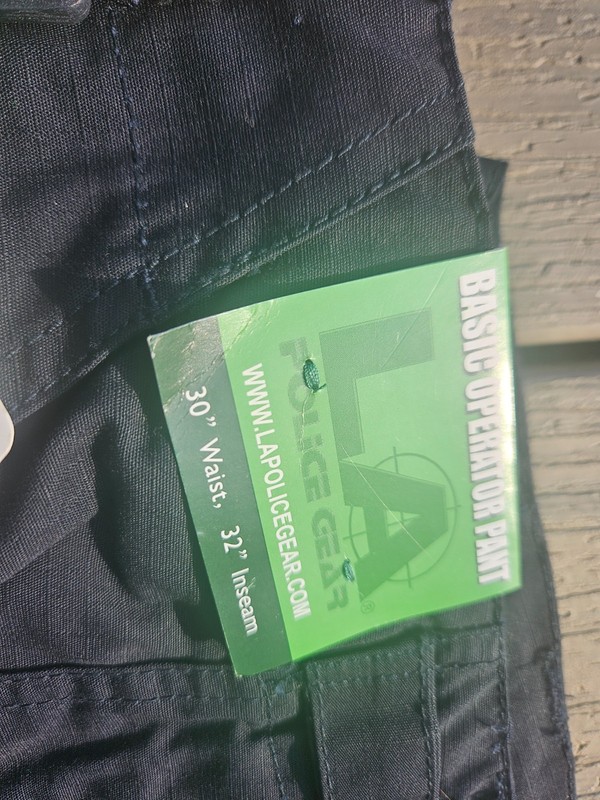LAPG LA Police Gear Operator Tactical Cargo Pants 30 x 32 NWT NAVY BLUE gallery