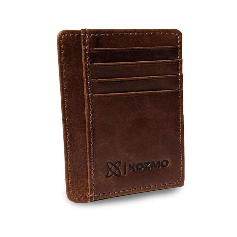 KGS Real Leather Wallet | Color: Bourbon Brown | Stylish Card