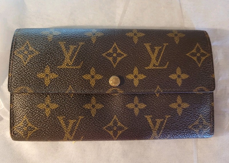 Louis Vuitton Monogram Long Wallet ..0959 Sarah Used FAIR CONDITION