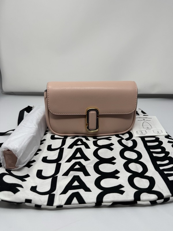Marc Jacobs The J Marc Soft Shoulder Bag Rose Pink