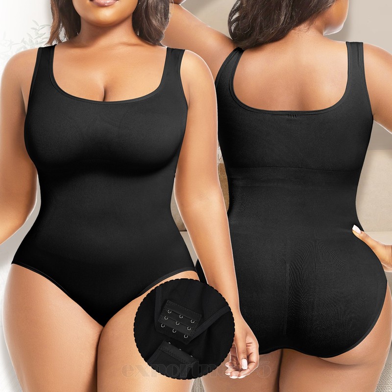 1XL 2XL 3XL 4XL 5XL Shapewear Bodysuit Women Tummy Control Body Shaper Body Suit gallery
