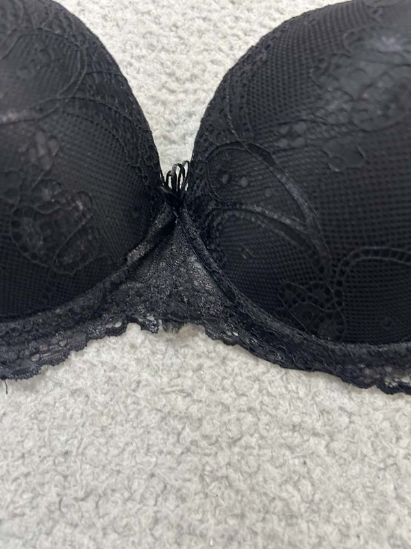 Rene Rofe Bra 36C Push Up Bra Black Lace gallery