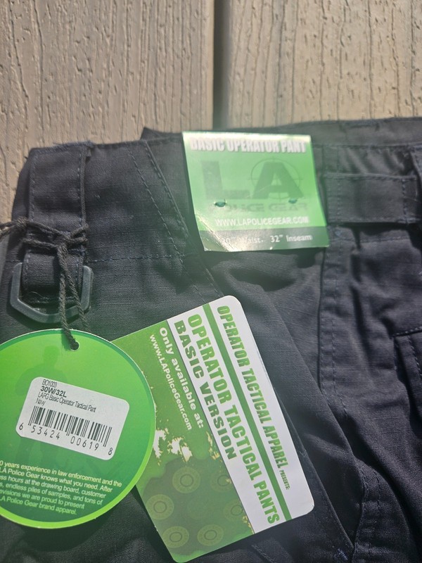 LAPG LA Police Gear Operator Tactical Cargo Pants 30 x 32 NWT NAVY BLUE