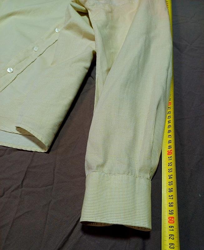 Men's Giorgio Shirt Yellow Cotton 38 / M / 46 gallery