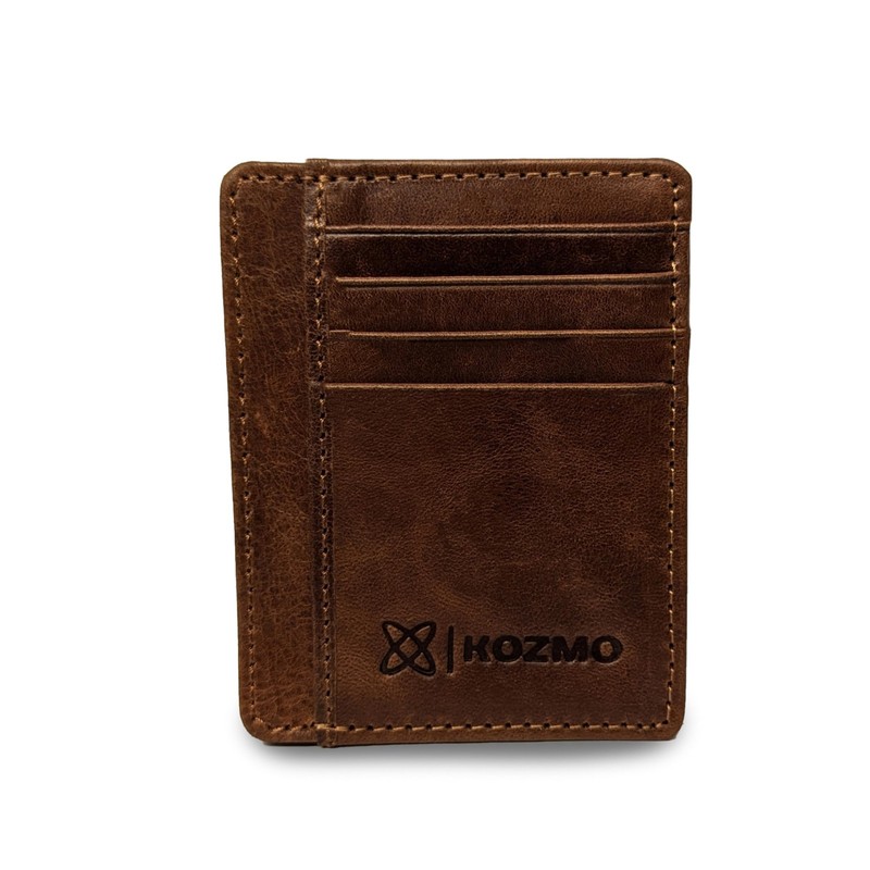 KGS Real Leather Wallet | Color: Bourbon Brown | Stylish Card gallery