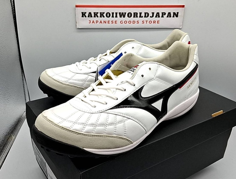 MIZUNO Futsal Shoes MORELIA SALA JAPAN TF Super White Pearl/Black Q1GB250209 NEW gallery