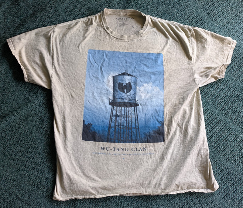 WU-TANG CLAN Petco Park, San Diego, CA 10-6-2022 Tour Concert T-Shirt Adult L