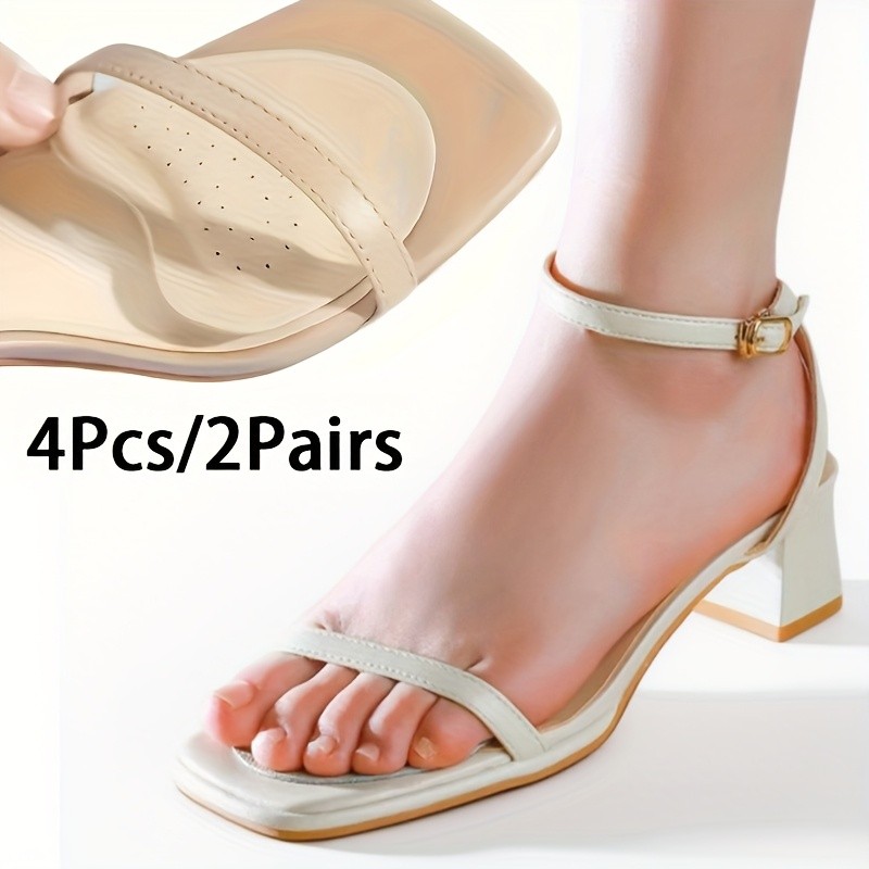 4Pcs Self-Adhesive Forefoot Pads, Non-Slip for Sandals & High Heels gallery