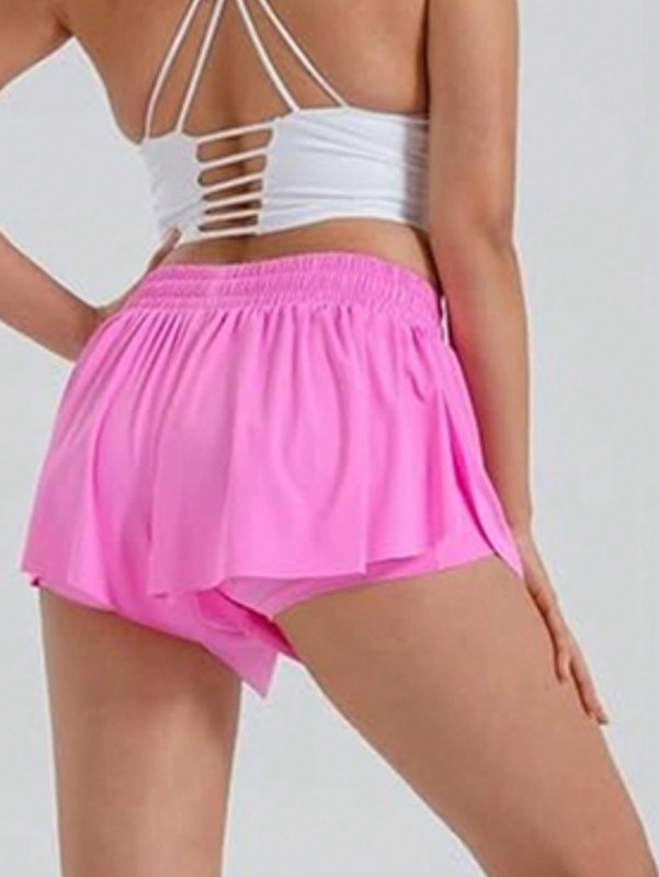 "SALE" Flowy Butterfly High Waisted Athletic Shorts For Women Yoga Gym Tennis gallery