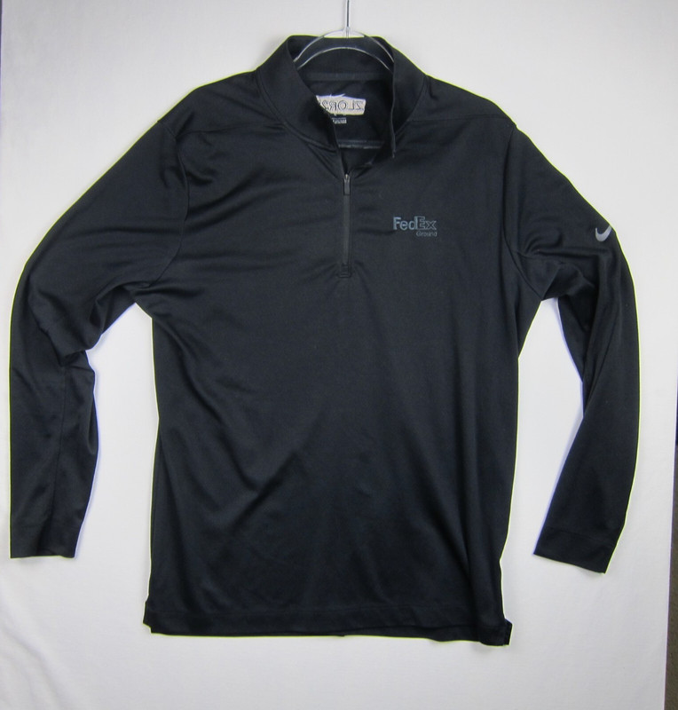 Nike Poleyester Pullover Jacket Black Large