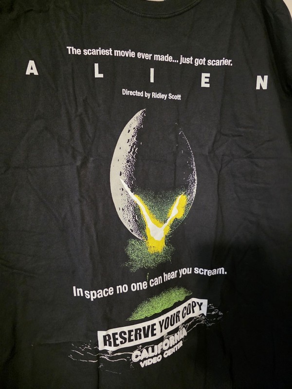 Rucking Fotten Alien 20th Anniversary T-Shirt Double Sided Shirt XL VERY RARE gallery