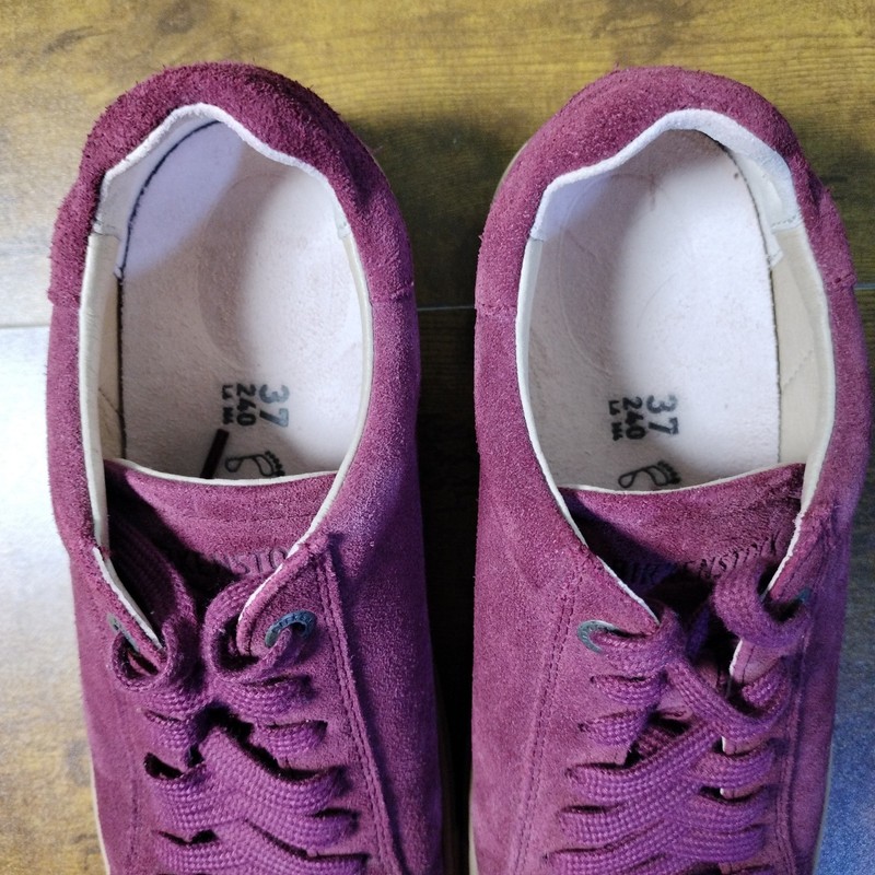 Birkenstock Women's Bend Low II Maroon Red Sneaker EU 39 Size 6.5 US gallery