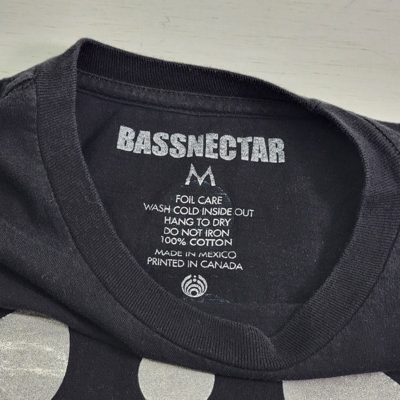 BASSNECTAR DJ Lorin Electonica T-Shirt Mens Sz M Official Double Sided Concert gallery