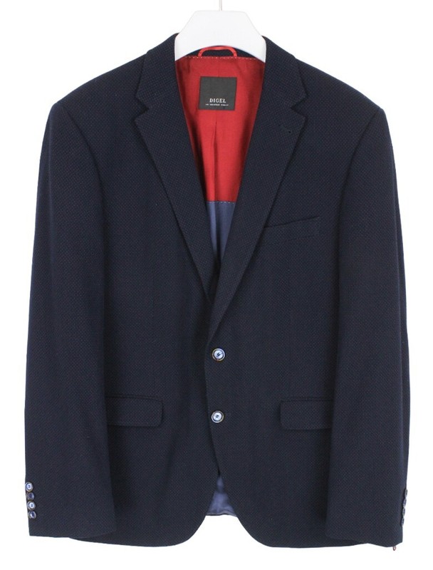 Digel Elton-G Blazer Mens UK 42 Single Breasted Notch Lapel Polka Dot