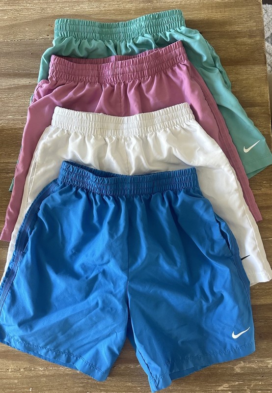 4 Pair Bundle Nike Kids’ Dri-FIT Training Shorts Size M EUC Soccer football