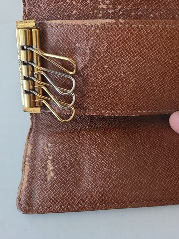 Louis Vuitton 4 Key Holder Case from Japan Used See Pictures LV gallery