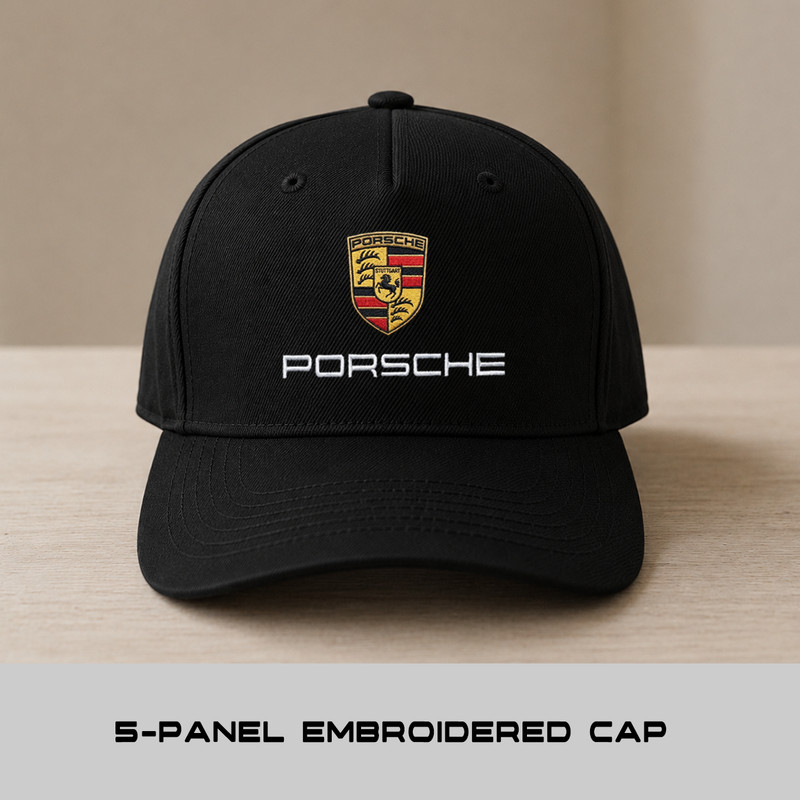 Porsche Embroidered Logo Baseball Cap Adjustable Unisex Fit