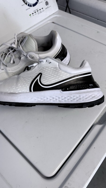 Nike Infinity Pro 2 Golf Shoes White Black Photon Mens Size 10.5 gallery