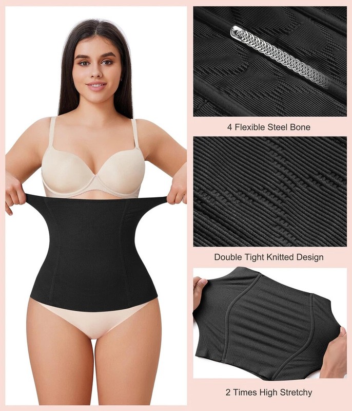 Waist Trainer Training Body Shaper Underbust Cincher Tummy Belt Shapewear Corset gallery