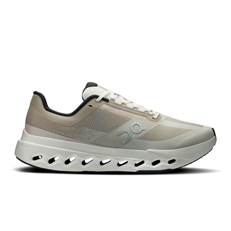 (Authentic) On Men’s Cloudsurfer Next Running Shoes, Fog | Ivory , Medium