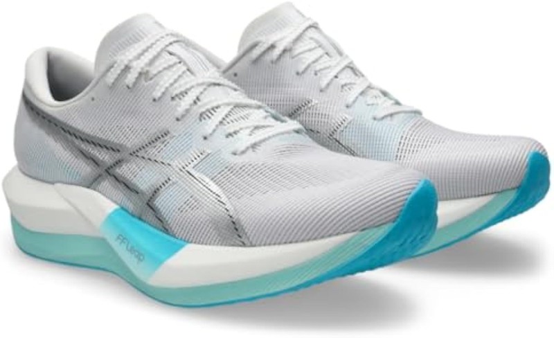 ASICS Unisex Magic Speed 5 Running Shoes, 12.5M / 14W, White/Pure Silver - White gallery