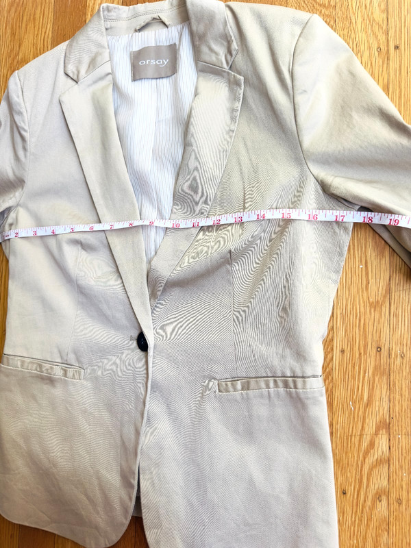 Orsay Beige One-Button Blazer Jacket Women’s Size EU 36 / US Small gallery