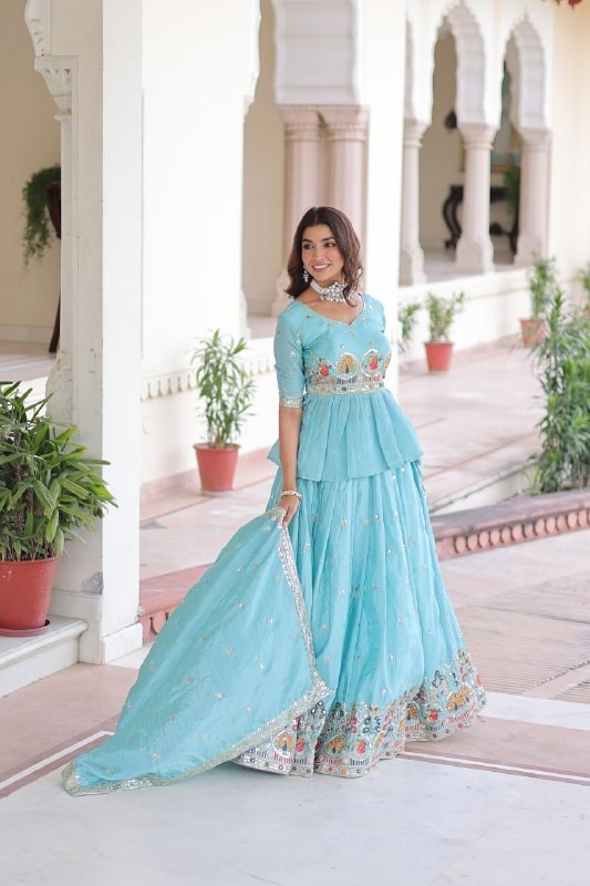 Designer Stitched Readymade Lehenga Choli suit Wedding Partywear Pakistani Suit gallery