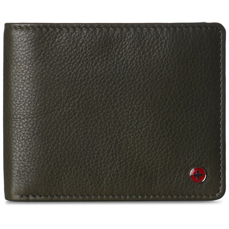 Alpine Swiss Wallet for Men Nolan Commuter Bifold Dual ID Windows for License gallery