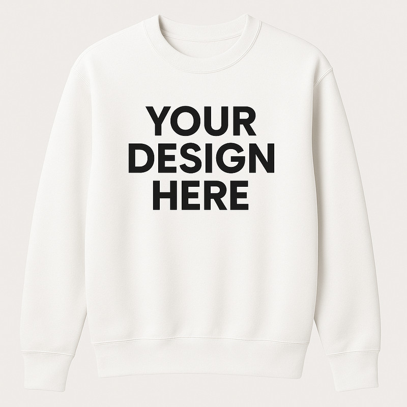 Custom Sweatshirt – Personalized Design | Add Your Text, Logo or Art