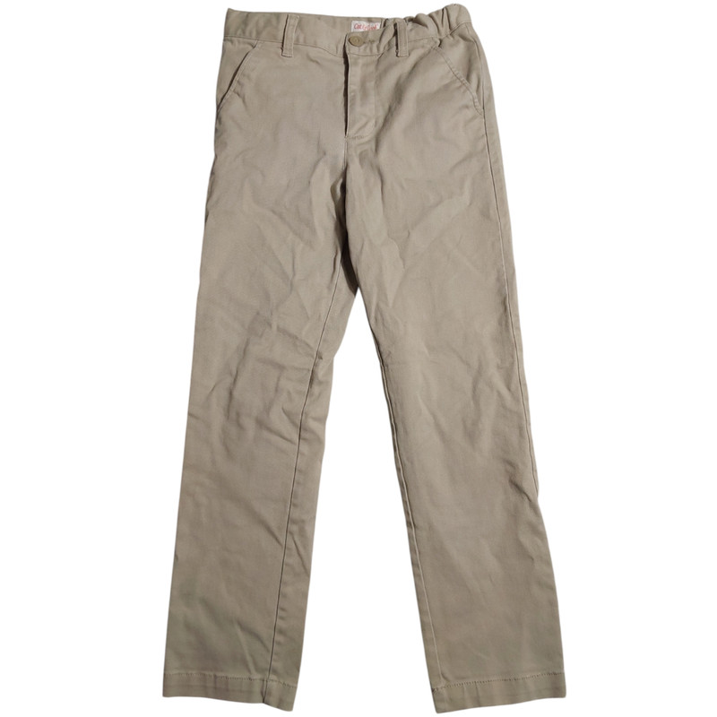 Cat & Jack Boys SZ 10 Adjustable Waist Pockets Straight Leg Khakis FREE S&H NWT