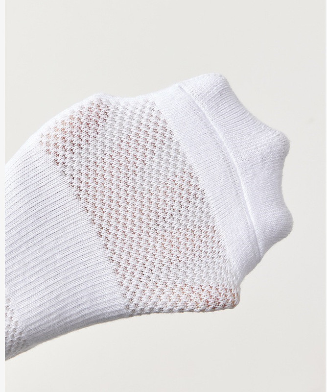 6 Pairs Set Men's Black Ankle Socks Sports Crew Solid Socks Cotton Socks gallery
