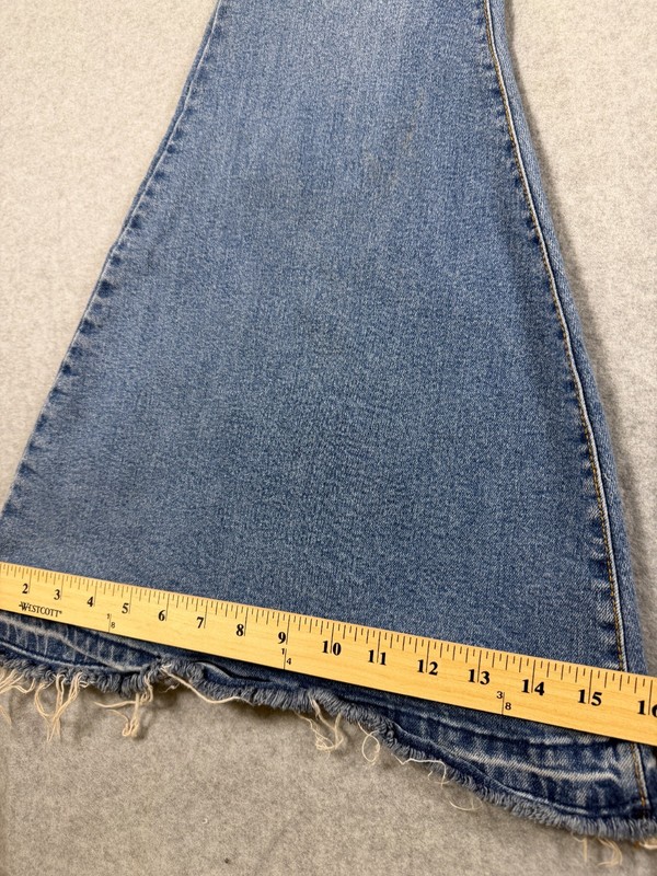 Wild Fable Jean Flare Bell Bottom Womens 8 Button Fly Retro Boho Hippie SKU137 gallery