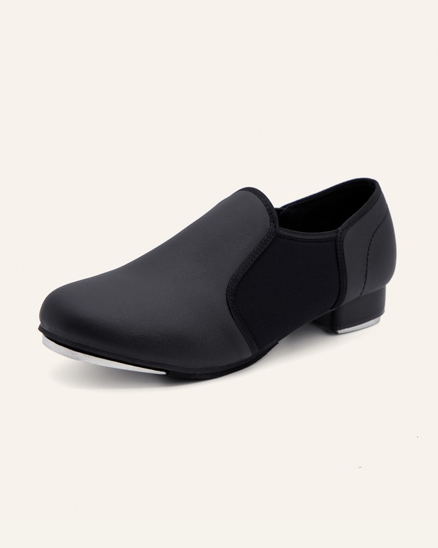 Linodes Unisex PU Leather Slip On Tap Shoe Dance Shoes for Women and Men's Dance gallery