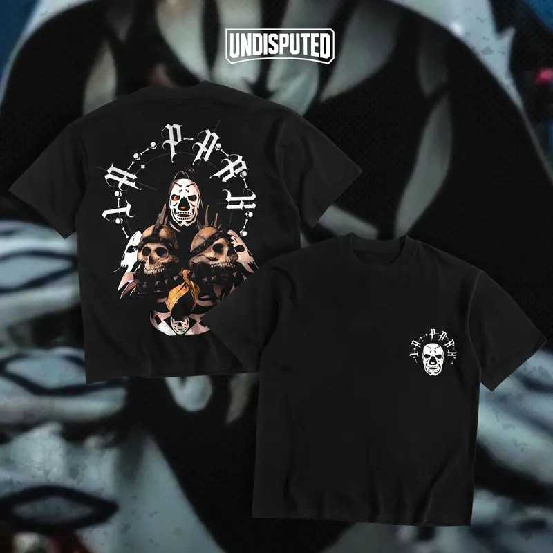 LA PARK King Of Lucha Libre Heavy Cotton Shirt La Parka AAA Tshirt