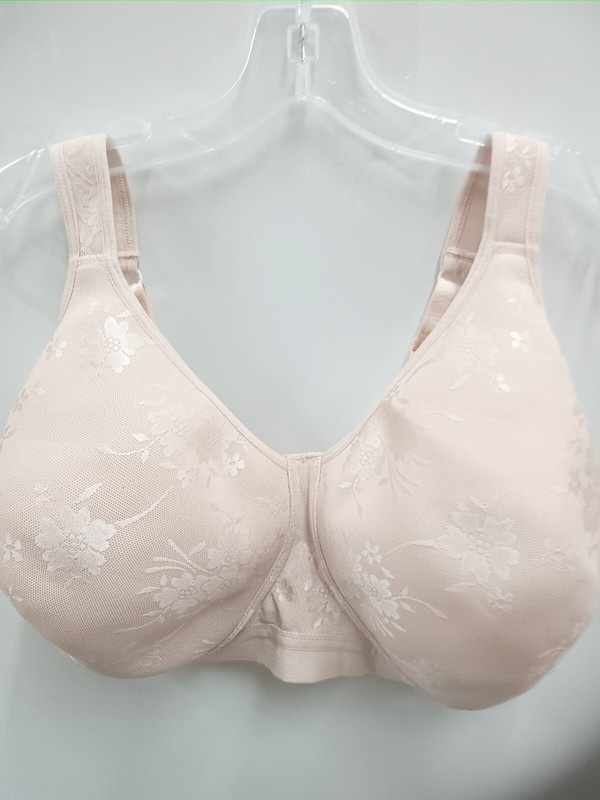 The Girls Wireless Back 4-Hook & Eye Closure Pink Size 40DDD