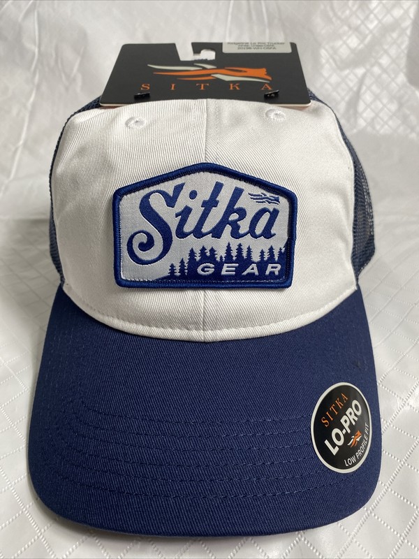 NEW Sitka Blue Meshback Snapback Ridgeline Lo Pro Trucker Hat Cap OSFA NWT