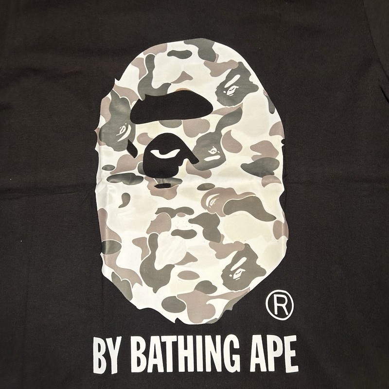 A Bathing Ape BAPE Black Ape Head Camo Graphic Logo Tee Men's S Cotton gallery