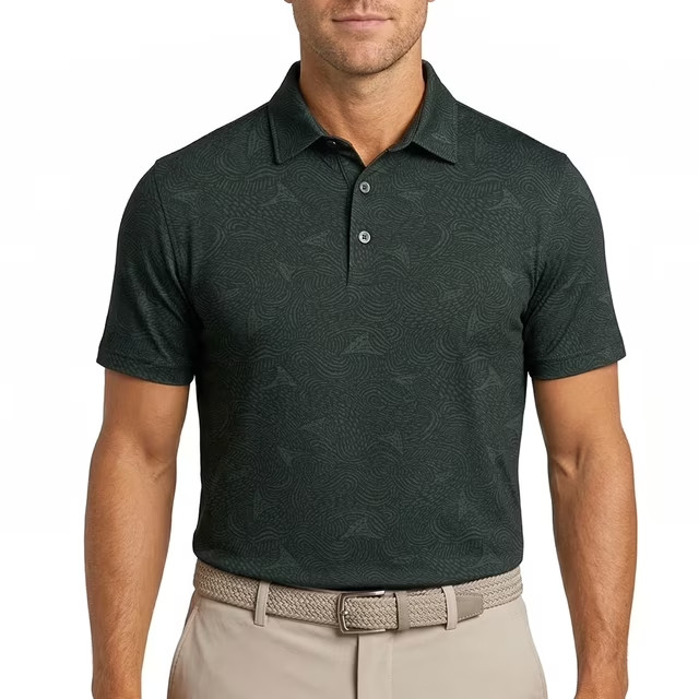 Greg Norman Men’s Performance Golf Polo Size L Black