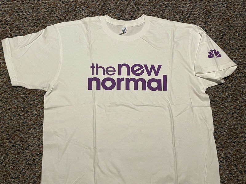 THE NEW NORMAL rare TV promotional shirt Large Ryan Murphy Andrew Rannells Glee