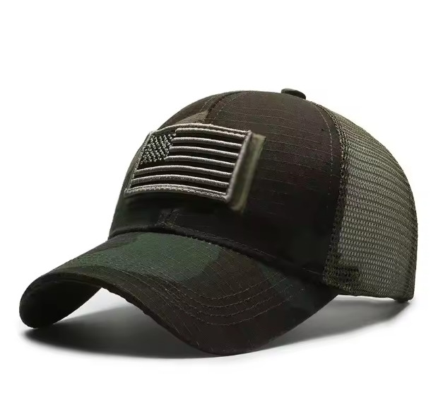 Vintage Mesh Baseball Cap Adjustable Breathable Outdoor Sun Hat Unisex gallery