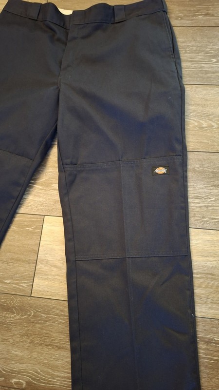 Dickies 85283 Men 40X30 Dark Navy Loose Fit Double Knee Work Pants 85283DN gallery