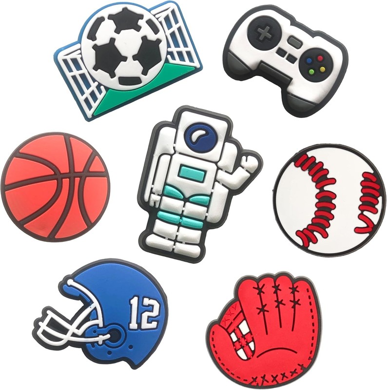 30, 50, 100 Pcs Random Croc Charms for Kids Boys Girls Adult Men Women : Fun DIY gallery