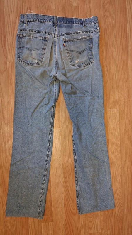Vintage Levi's Orange Tab Jeans W30 L30 Light Wash Denim 575 Button Stamp gallery
